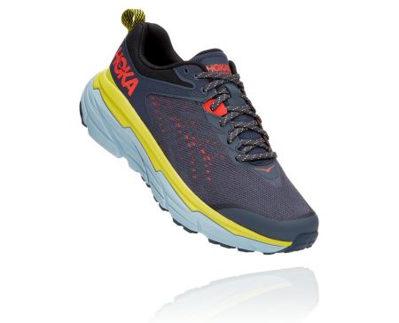 Hoka One One Challenger ATR 6 - Sapatos Ortopédicos Mulher Azuis / Verdes | PT-DSneIeL